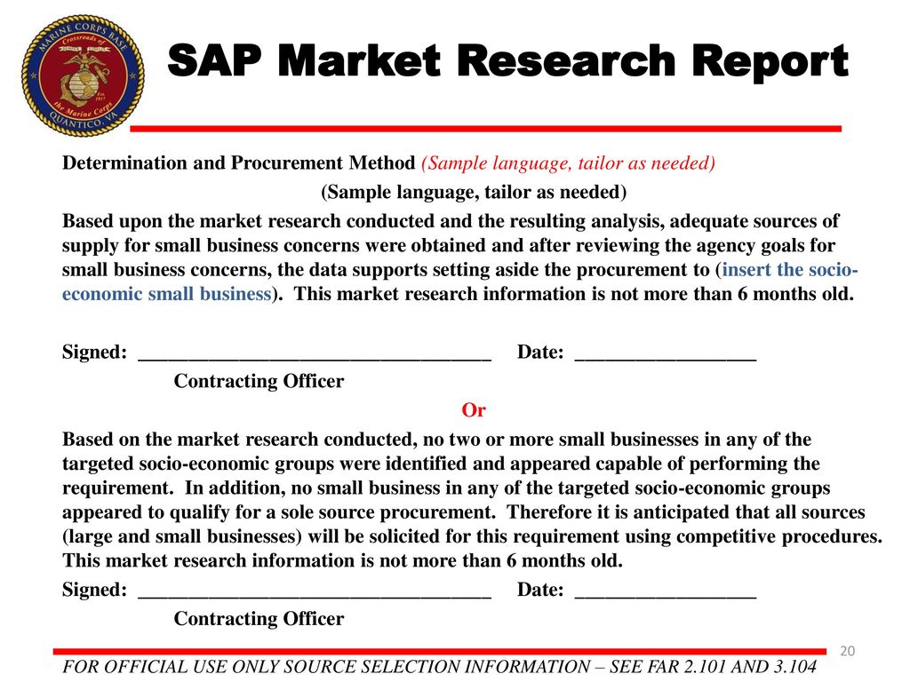 Small business market research reports